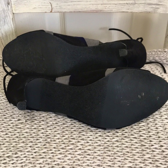 Nine West Color Block Peep Toe Booties - Picture 16 of 16